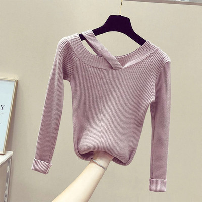 Κομψό γυναικείο πουλόβερ  - πέντε χρώματα