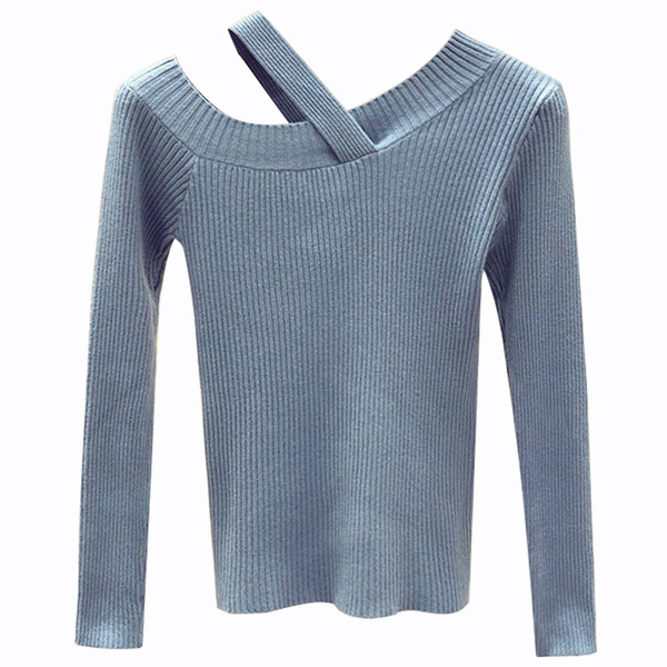 Κομψό γυναικείο πουλόβερ  - πέντε χρώματα