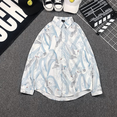 Μοντέρνο ανδρικό πουκάμισο σε δύο χρώματα