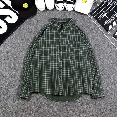 Ανδρικό πουκάμισο σε τρία χρώματα - γκρι μαύρο λευκό