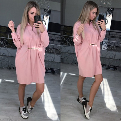 NOU Rochie de dama moderna model lat in mai multe culori