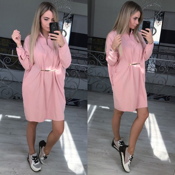 NOU Rochie de dama moderna model lat in mai multe culori
