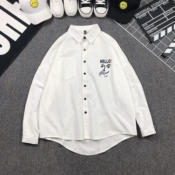 Cămașă casual pentru bărbați în trei culori cu aplicație