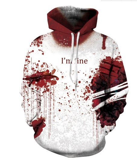 Μοντέρνο φούτερ με εκτύπωση και επιγραφή κατάλληλο για άνδρες και γυναίκες