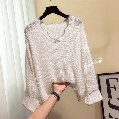 Pulover casual dama in alb, negru si albastru