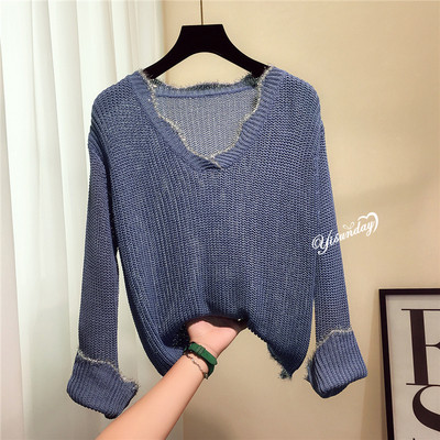 Pulover casual dama in alb, negru si albastru