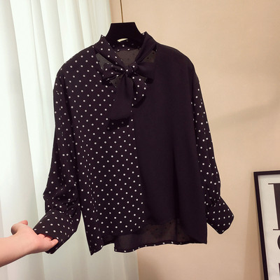 Κομψό γυναικείο πουκάμισο με κορδέλες - τέσσερα χρώματα