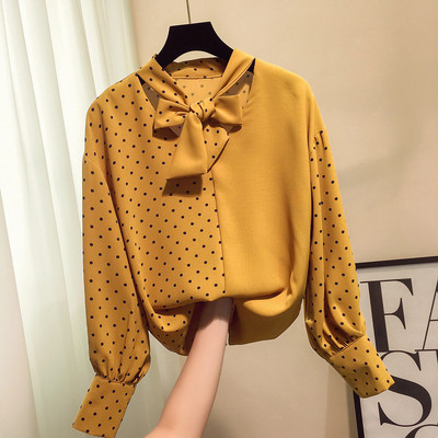 Κομψό γυναικείο πουκάμισο με κορδέλες - τέσσερα χρώματα