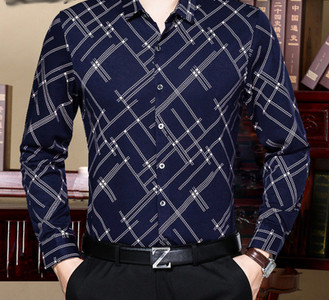 Cămașă modernă pentru bărbați în mai multe modele - culori diferite