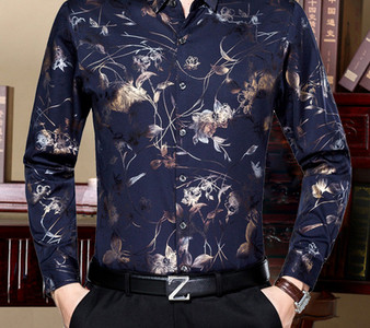 Cămașă modernă pentru bărbați în mai multe modele - culori diferite