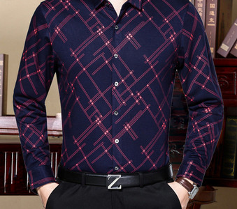 Cămașă modernă pentru bărbați în mai multe modele - culori diferite