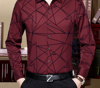 Cămașă modernă pentru bărbați în mai multe modele - culori diferite