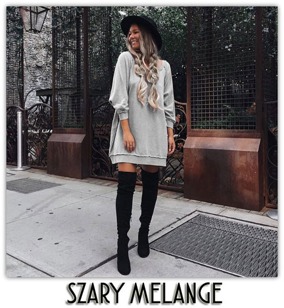 Rochie casual de dama cu maneci lungi model lat in mai multe culori