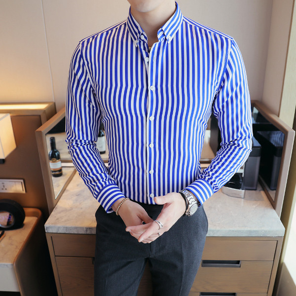 Cămașă bărbătească în carouri stilată în mai multe culori