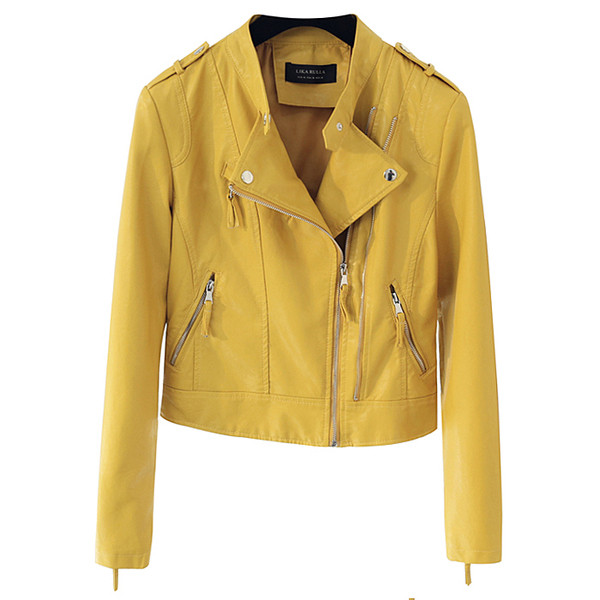 Μικρό γυναικείο μπουφάν  με φερμουάρ σε τέσσερα χρώματα