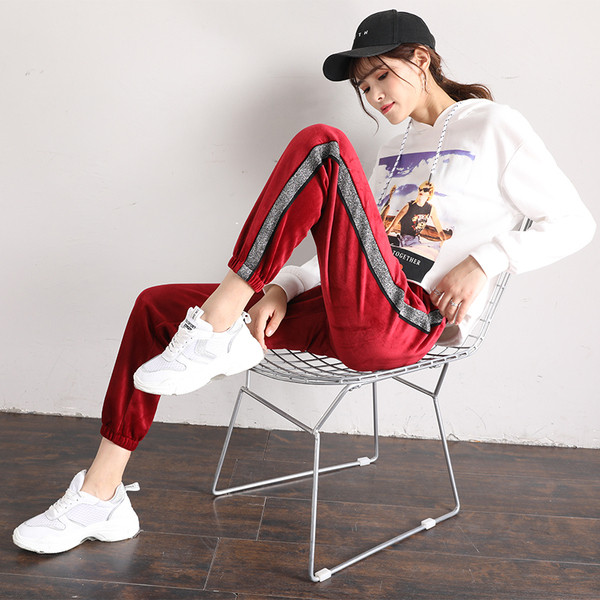 Trening de damă sport și casual în mai multe culori, cu margini laterale