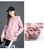 Γυναικείο φούτερ  με κουκούλα και επιγραφή