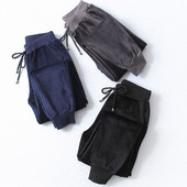 Pantaloni sport casual dama cu catifea in mai multe culori