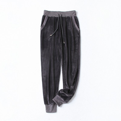 Pantaloni sport casual dama cu catifea in mai multe culori