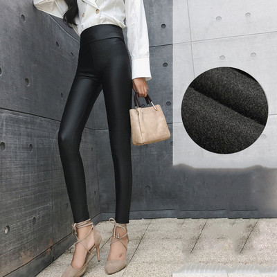 Jambiere de dama din piele de culoare inchisa