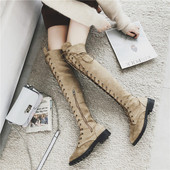 Ghete de dama moderne cu sireturi in patru culori