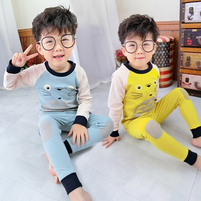 Παιδική πιτζάμα για αγόρια σε δύο χρώματα - κίτρινο και μπλε