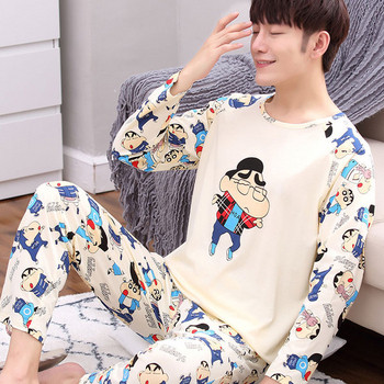 Мъжка пижама в няколко модела с щампа