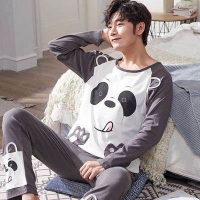 Мъжка пижама в няколко модела с щампа