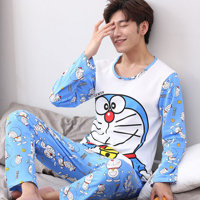 Мъжка пижама в няколко модела с щампа