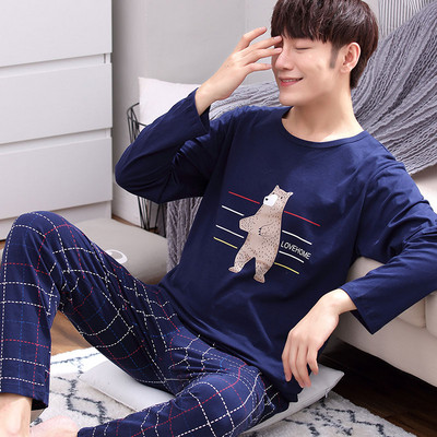 Мъжка пижама в няколко модела с щампа