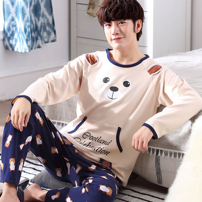 Мъжка пижама в няколко модела с щампа