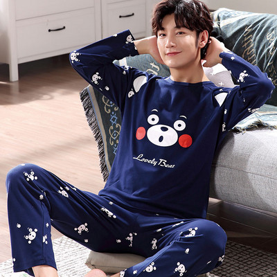 Мъжка пижама в няколко модела с щампа