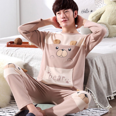 Мъжка пижама в няколко модела с щампа