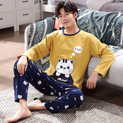 Мъжка пижама в няколко модела с щампа