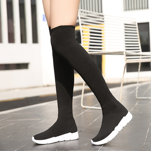 Ghete de dama moderne din stofa in trei culori