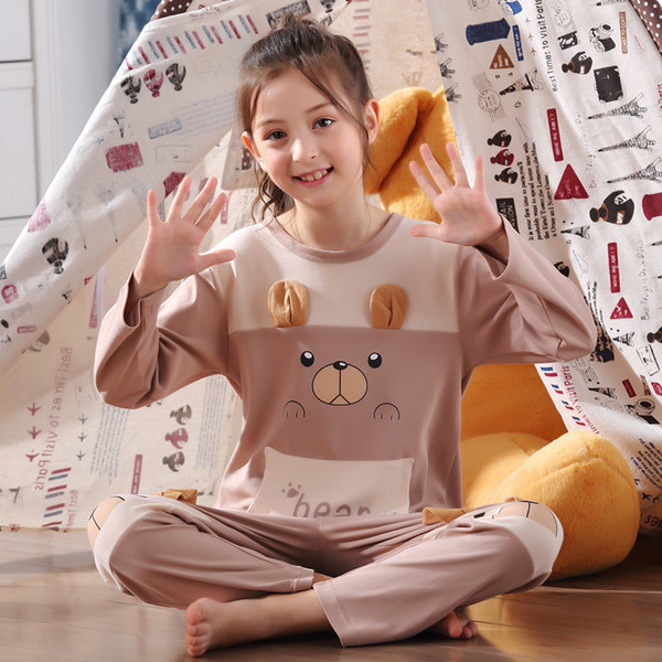 Детска пижама с 3D елемент за момичета