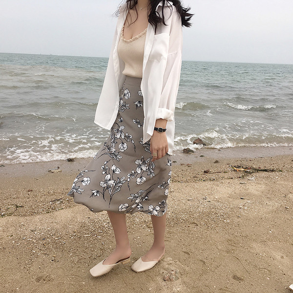 Cămașă de damă din satin cu mâneci lungi