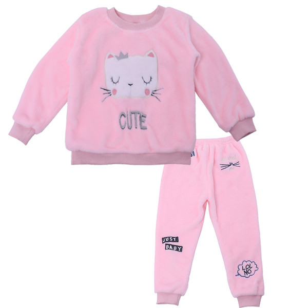 Pijamale moi pentru copii pentru fete în roz