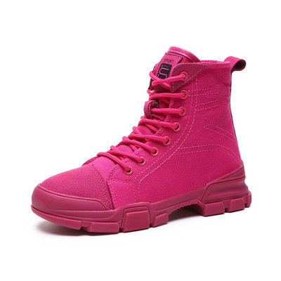 Ghete de dama moderne cu talpa aspra in trei culori