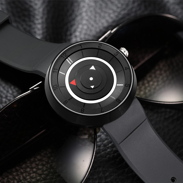 Ανδρικό ρολόι σε τρία χρώματα  με λουράκι από καουτσούκ