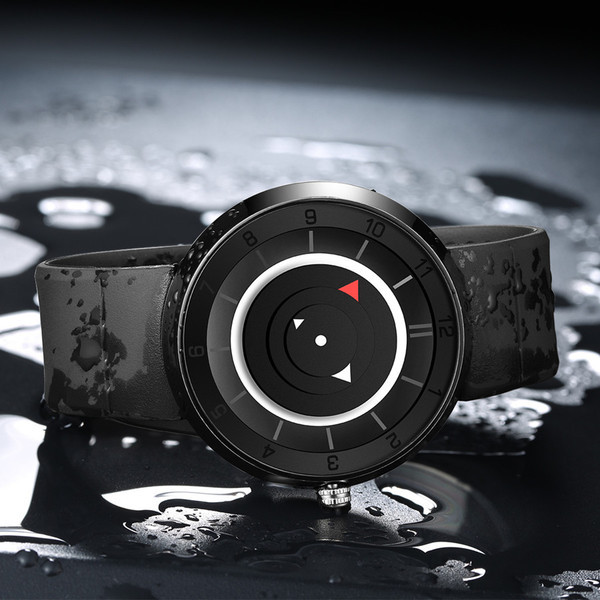 Ανδρικό ρολόι σε τρία χρώματα  με λουράκι από καουτσούκ