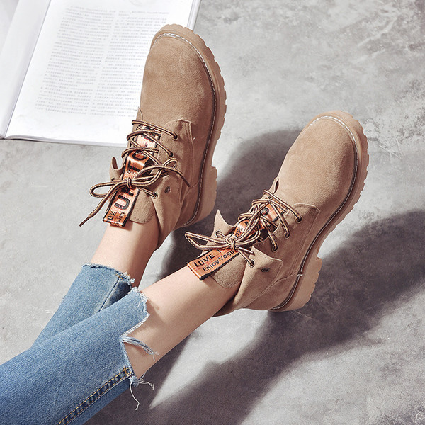 Cizme casual dama cu talpa groasa in trei culori