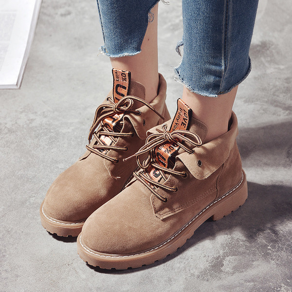 Cizme casual dama cu talpa groasa in trei culori