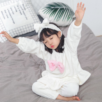 Детска пижама за момичета с меко покритие в два цвята