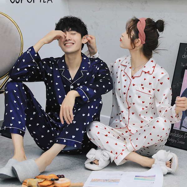 Пижама от две части за мъже и жени