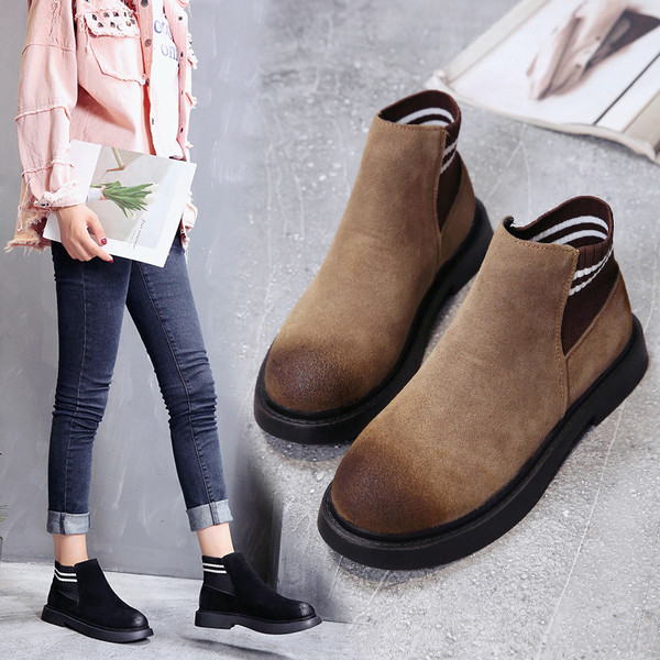 Cizme casual dama in doua culori