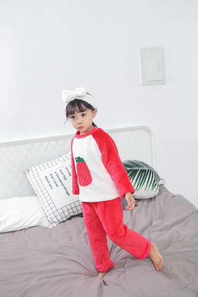 Pijamale moi pentru fete pentru copii in doua culori