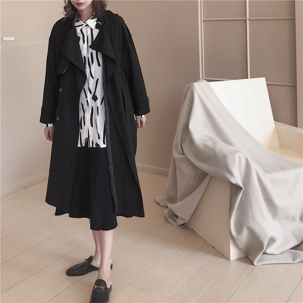 Modern női hosszú ujjú ing mintával