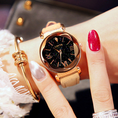 Ceas modern de dama cu forma rotunda in mai multe culori