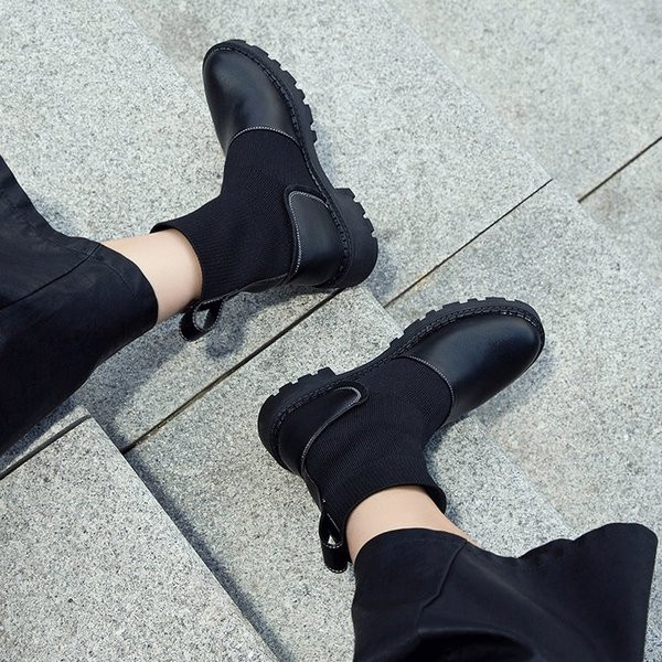 Cizme casual dama cu talpa aspra in doua modele